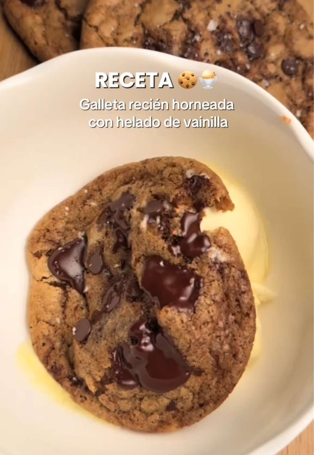 Galleta con helado