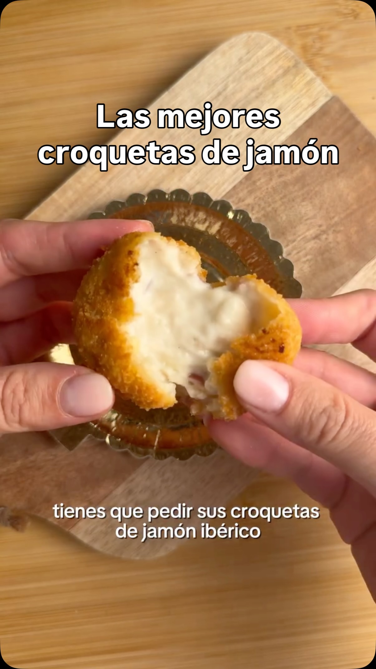 Croquetas de jamón ibérico cremosas